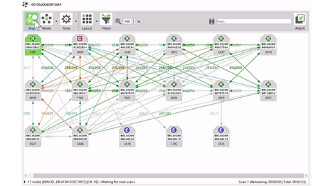 Digi XCTU Live Network Mapping Tool